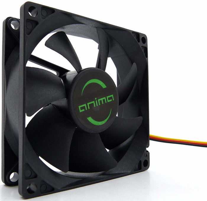 Tacens Anima AF8 Ventilador de 8 cm Negro